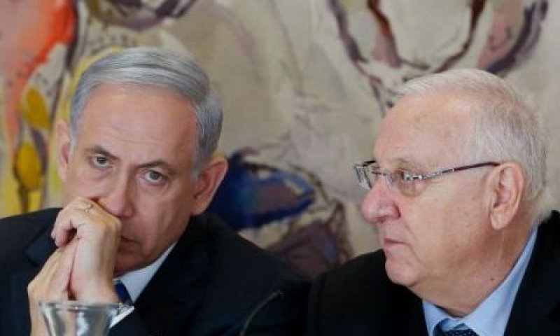 ריבלין ונתניהו ביום השבעת הכנסת [צילום: מרים אלסטר, פלאש 90]