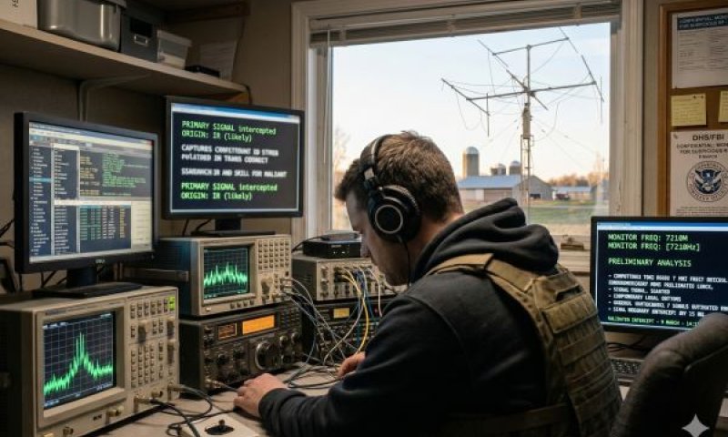 גלי רדיו, התגלו אותות מוצפנים [עיבוד: AI]