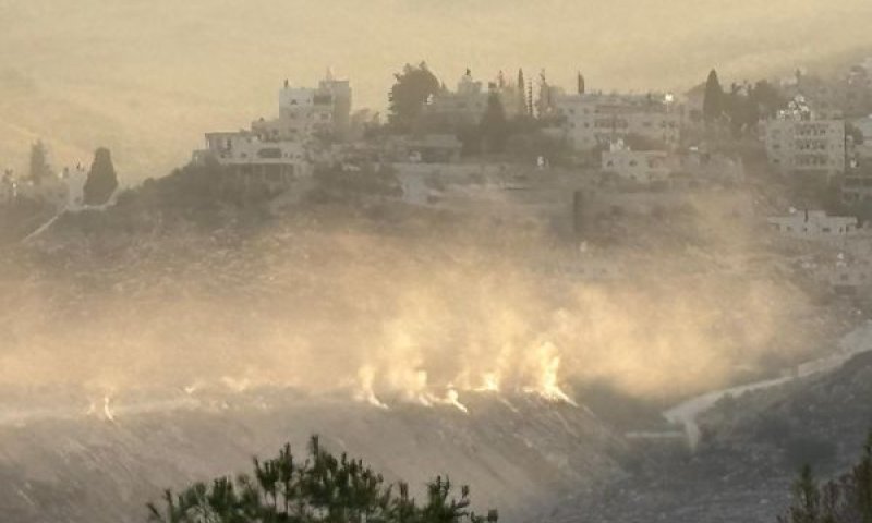 אתר שריפת הפסולת בנעלין [צילום: באדיבות תושבי שהם]