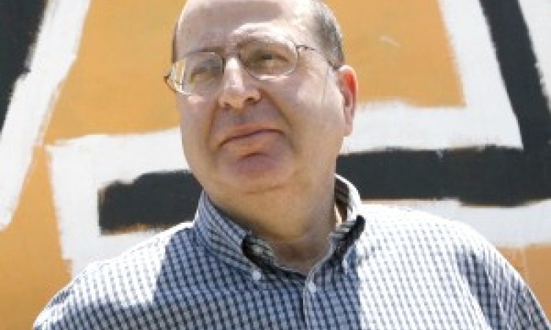 יעלון בביקור בחומש [צילום: פלאש 90]