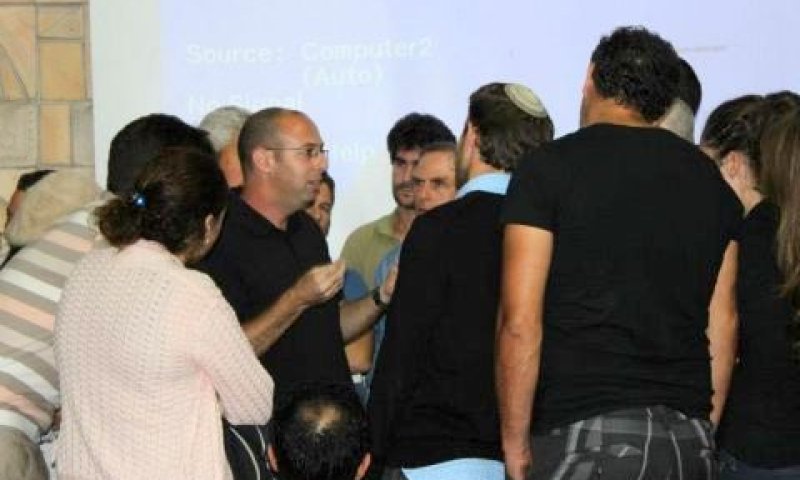 הכנס בבית התנועה הקיבוצית בת"א [צילום: חמי בר-אור]