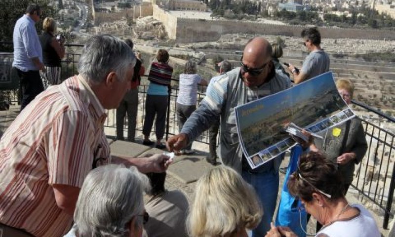 תיירים בישראל. ההאטה כבר כאן [צילום: פלאש 90]