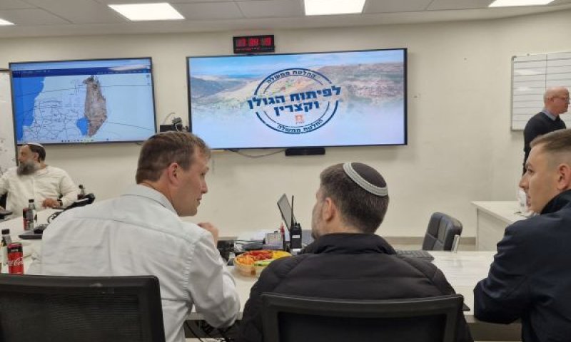 שר האוצר וראש מוא"ז גולן. יעד לאומי
