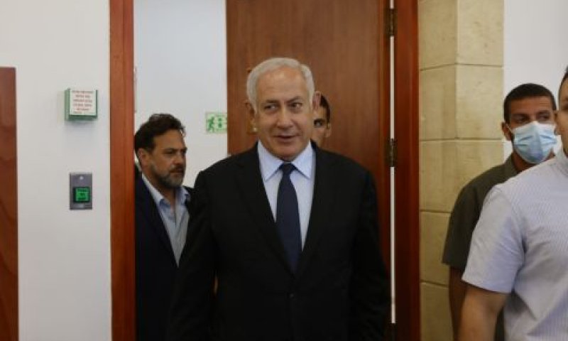 נתניהו היום בבית המשפט [צילום: יוסי זמיר, פול]