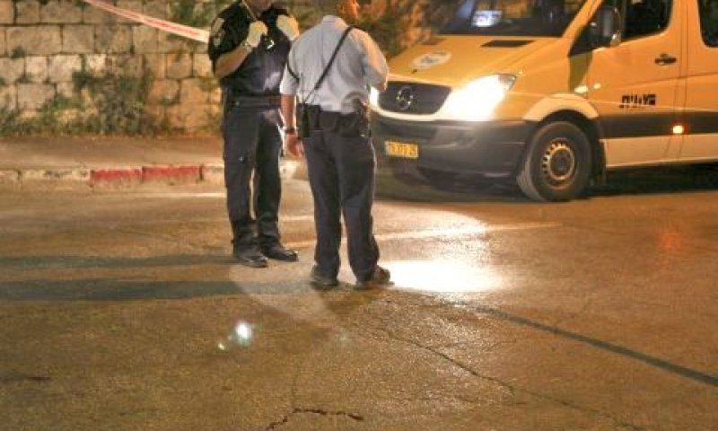 זירת הירי [צילום: פלאש 90]