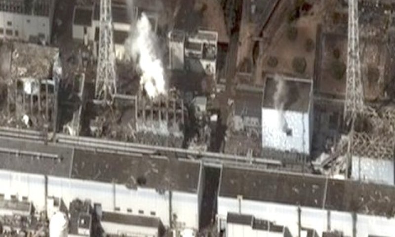 צילום לווין של הכור בפוקושימה [צילום: AP]