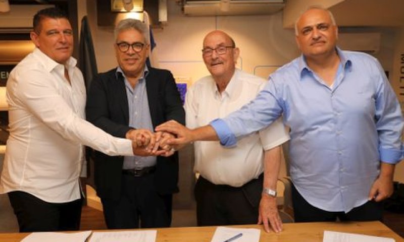 דרור ויצמן אהרון שפירא משה ממרוד ואבי כהן [צילום: סיון פרג']