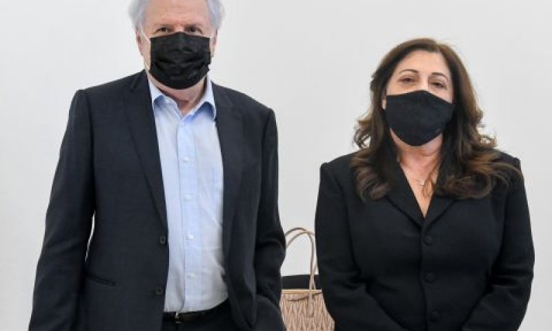 בני הזוג אלוביץ [צילום: ראובן קסטרו, פול]