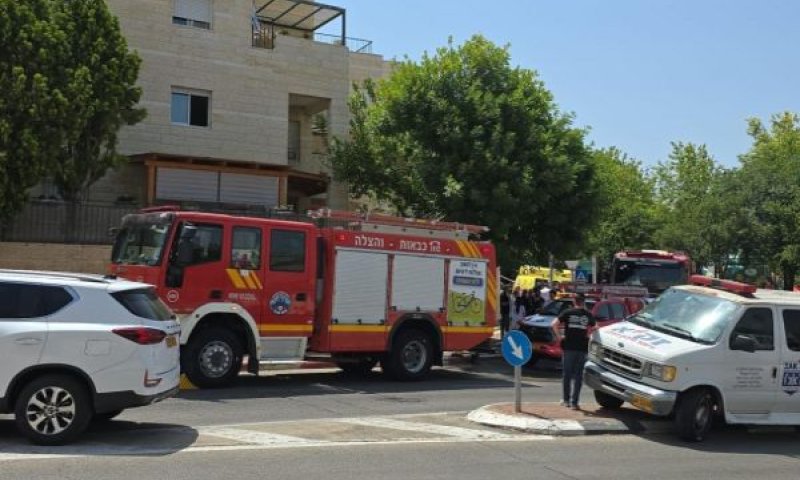 הזירה בעיר מודיעין [צילום: דוברות זק"א]