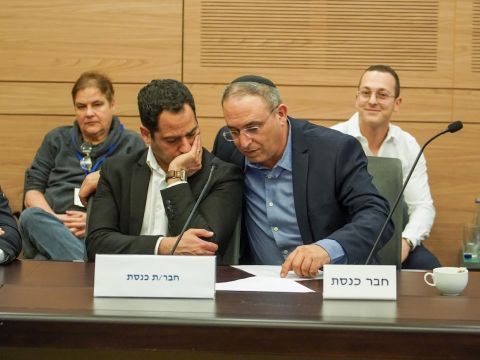 אליהו רביבו ונאור שירי [דני שם-טוב/דוברות הכנסת]