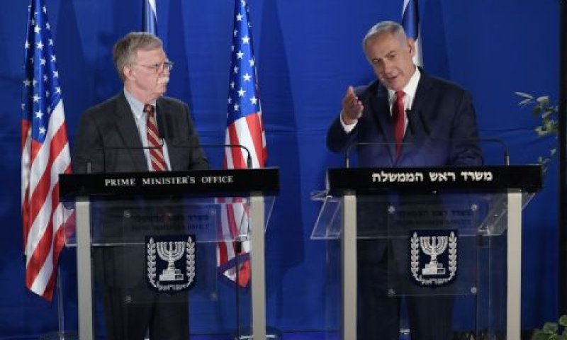 נתניהו ובולטון [צילום: שגרירות ארה"ב בישראל]