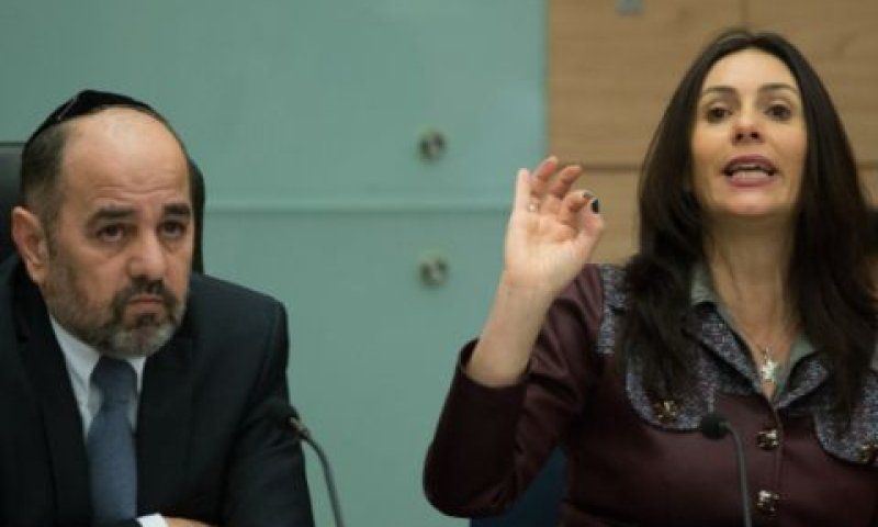 השרה רגב והיו"ר מרגי [צילום ארכיון: יונתן זינדל/פלאש 90]