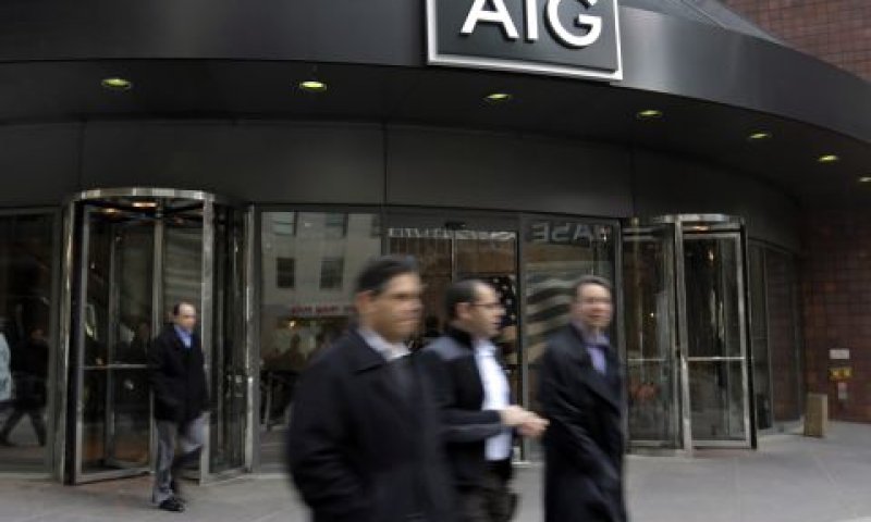 נציגת AIG תרמה לאווירת ה"חפיף" [צילום: ריצ'רד דרו, AP]