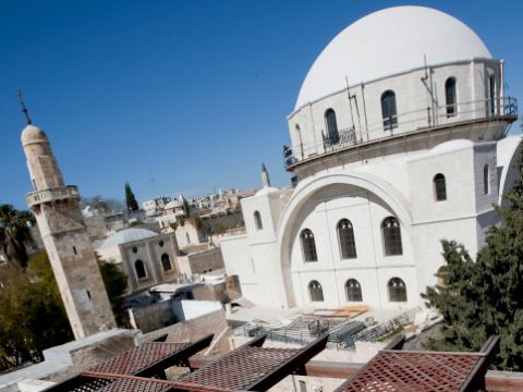 בית כנסת החורבה [צילום: פלאש 90]