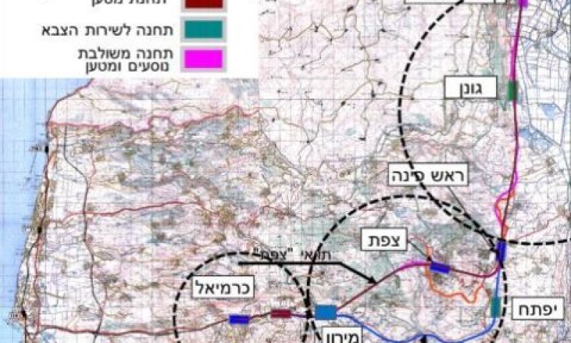 תוואי הרכבת לקרית שמונה
