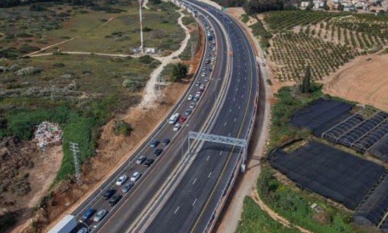 העבודות בכביש [צילום: נתיבי ישראל]
