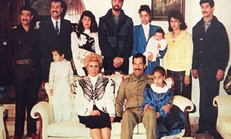 משפחת חוסיין ב- 1990 [צילום: AP]