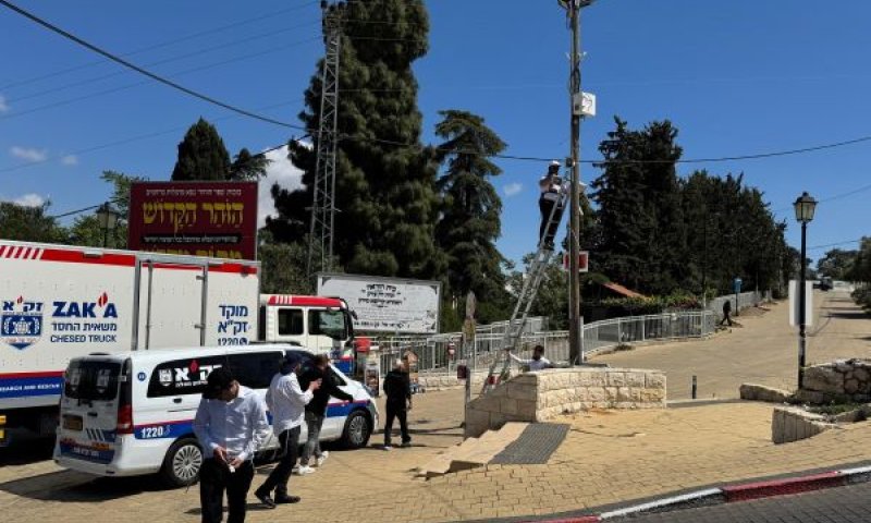 היערכות לל"ג בעומר במירון