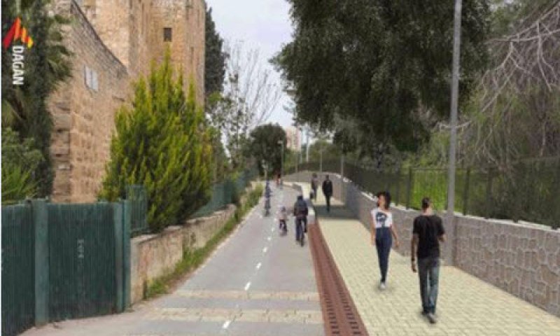 פרויקט שביל האופנים [צילום: מורדגן - באדיבות חברת מוריה]