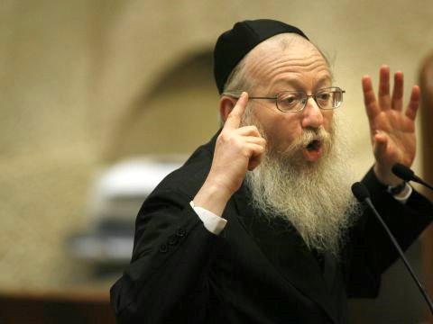 סגן שר הבריאות יעקב ליצמן [פלאש 90]