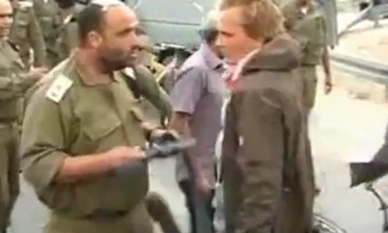 סא"ל אייזנר ופעיל השמאל
