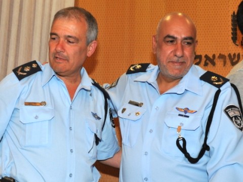 המפכ"ל כהן וניצב שחם [צילום: דובר המשטרה]