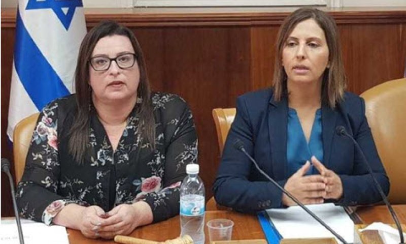 השרה לשוויון חברתי גילה גמליאל ומנכ"לית הרשות לקידום האישה אווה מדז'בוז' [צילום: יח"צ]