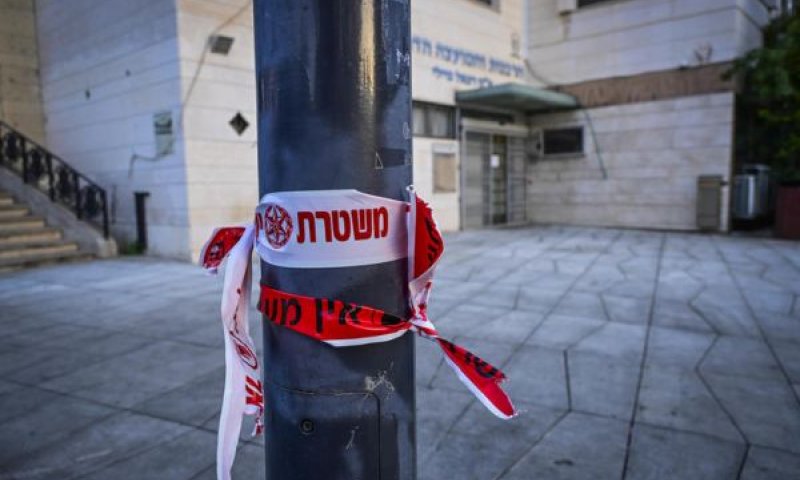זירת הפיגוע [צילום: אבשלום ששוני/פלאש 90]