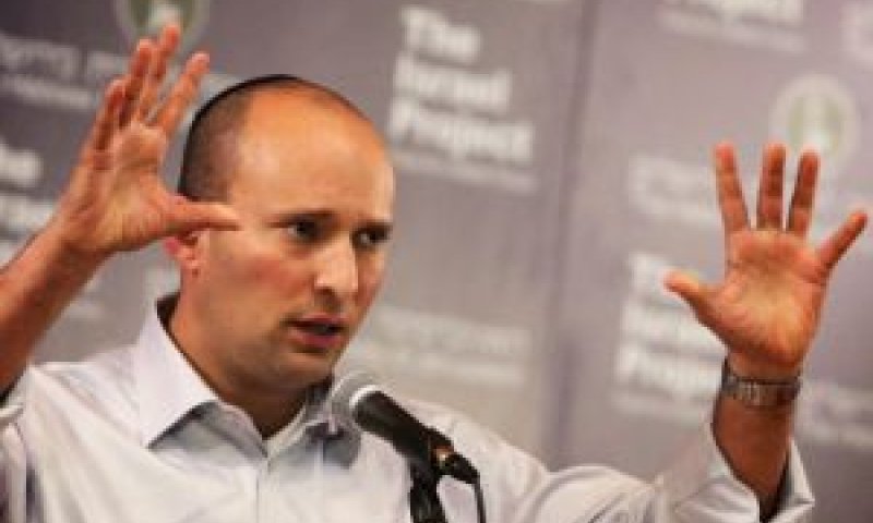 נפתלי בנט. מתייחס אלינו כמהמרים [צילום: פלאש 90]