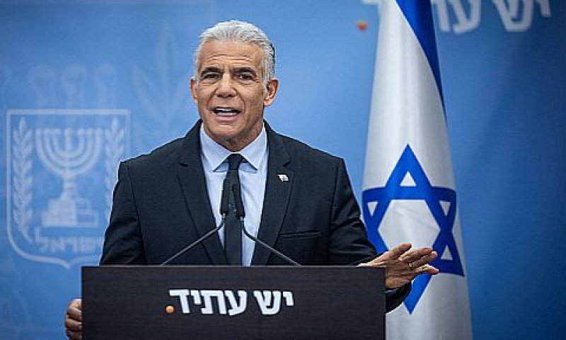 לפיד. "התקציב הנכון ל-2024-2023" [צילום: יונתן זינדל/פלאש 90]