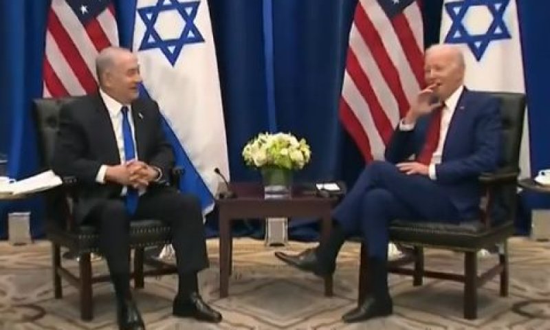 נתניהו וביידן. "נכנסנו להרבה פרטים" [צילום: מן הטלוויזיה]
