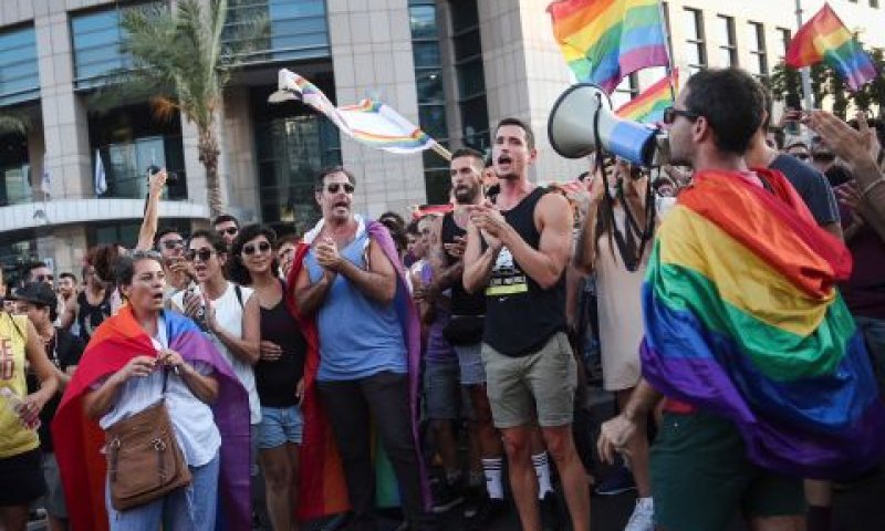הפגנה נגד חוק הפונדקאות [צילום: מרים אלסטר, פלאש 90]
