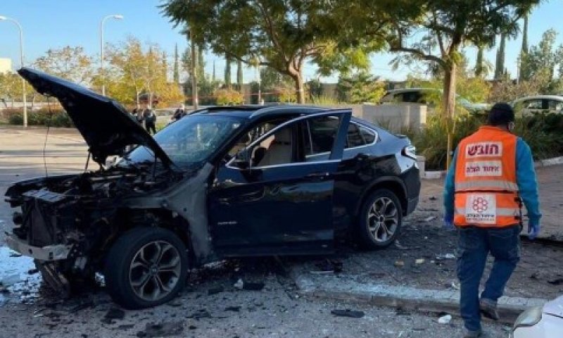 זירת הפיצוץ, הבוקר ברחובות [צילום: איחוד הצלה]