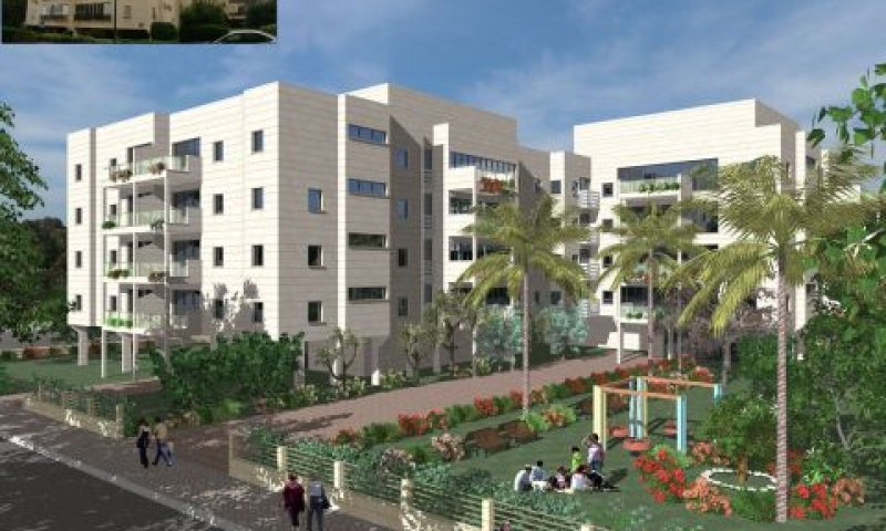 רחוב הגדוד העברי 4-6, רעננה - בניין מתוכנן [הדמיה]
