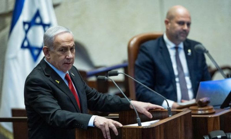 נתניהו. 20 עטופים חיים [צילום: יונתן זינדל/פלאש 90]