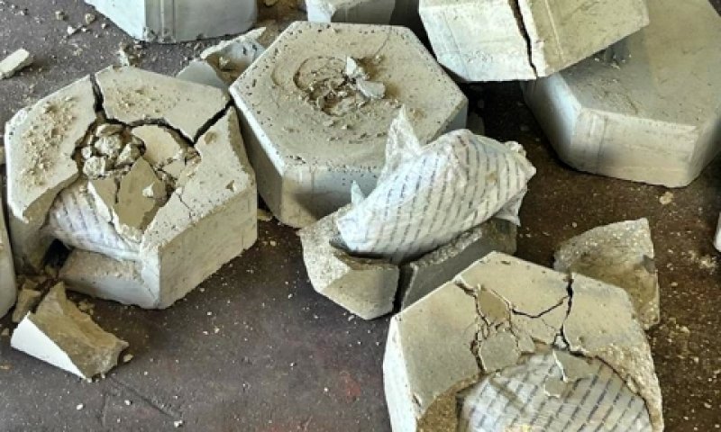 הלבנים וחלק ממשלוח הטבק הלא חוקי [צילום: רשות המסים]