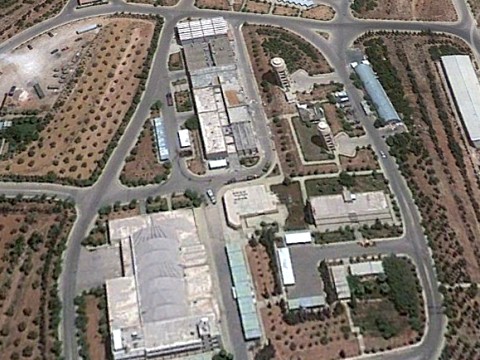 המתקנים האסטרטגיים לא ייפגעו [צילום: google earth]