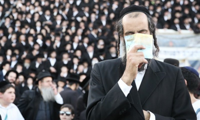 מאות אלפים יגיעו להר [צילום: דוד כהן, פלאש 90]