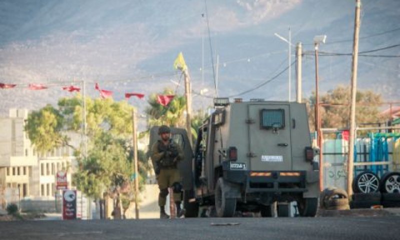 תגבור באוגדה. העיירה טובאס [צילום: נאסר אשתייה/פלאש 90]