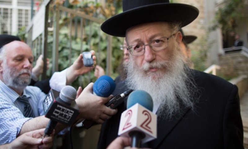 שר במשרה מלאה. ליצמן [צילום: יונתן זינדל, פלאש 90]