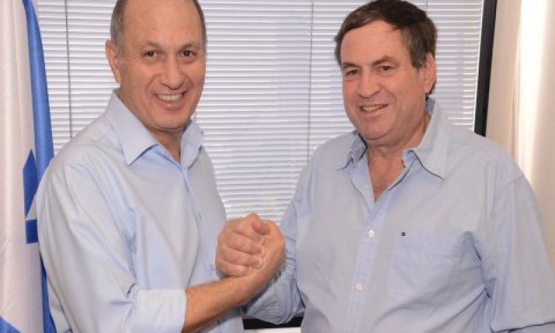 עוזי דיין ואלי דדון [צילום: שמואל רחמני]