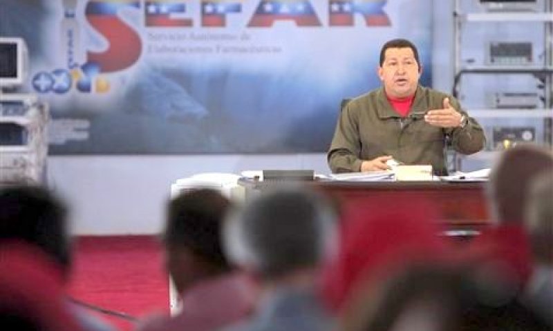 הוגו צ'אבז בנאום לאומה [AP]