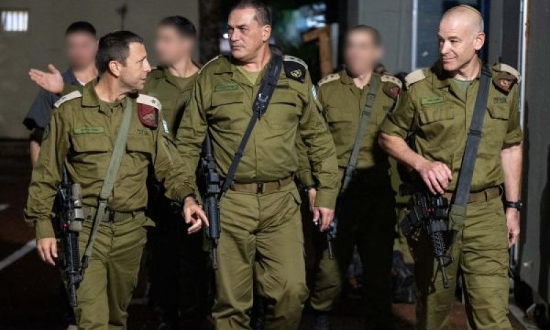 הרמטכ"ל ומפקד פיקוד המרכז [צילום: דובר צה''ל]