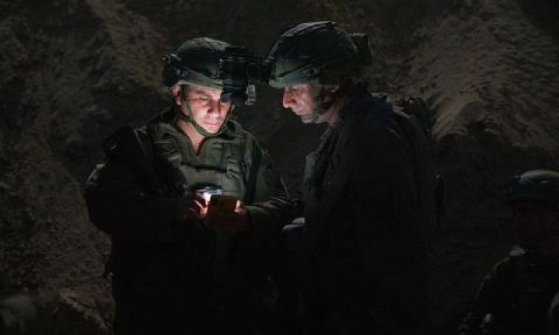 כוח צה"ל במנהרה שבה הוחזקו הגופות [צילום: דובר צה''ל]
