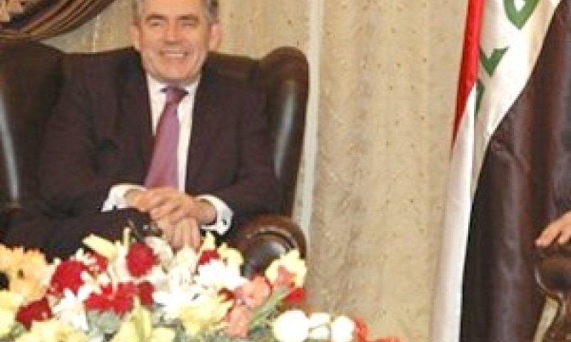 גורדון בראון בעירק, היום [צילום: AP]