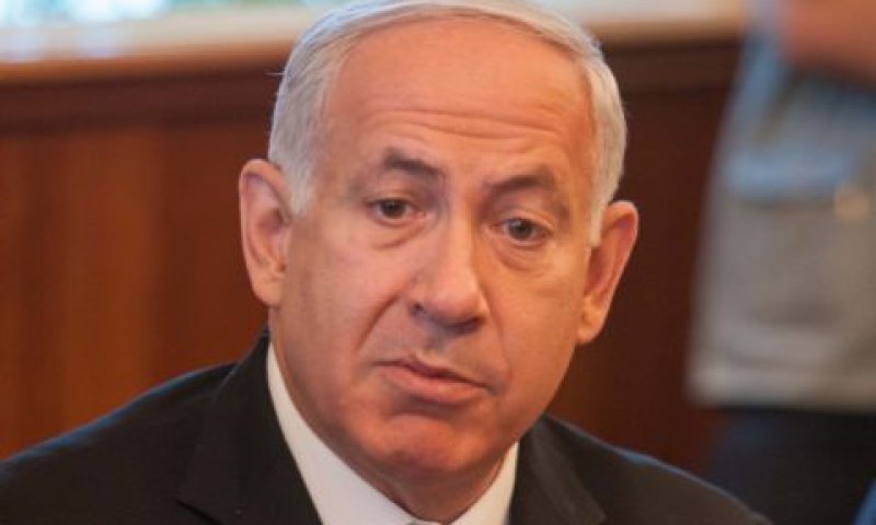 נתניהו בישיבת הממשלה היום [צילום: פלאש 90]