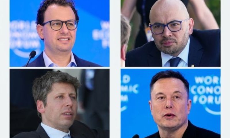 מאסק, אלטמן, חסאביס, אמודיי. חריגה מחוקי ההגבלים [צילום: AP/Markus Schreiber, Julia Demaree Nikhinson]