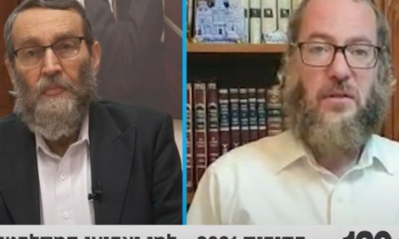 הצופה השואל וגפני [צילום: מן הטלוויזיה]