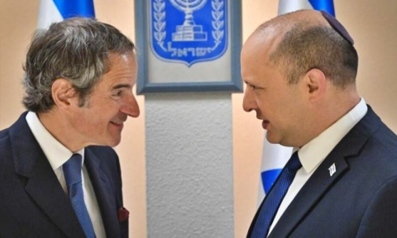 בנט וגרוסי בירושלים, היום [צילום: קובי גדעון, לע"מ]