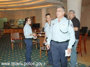 זירת הדקירה במלון דניאל [צילום: משטרת ת"א]